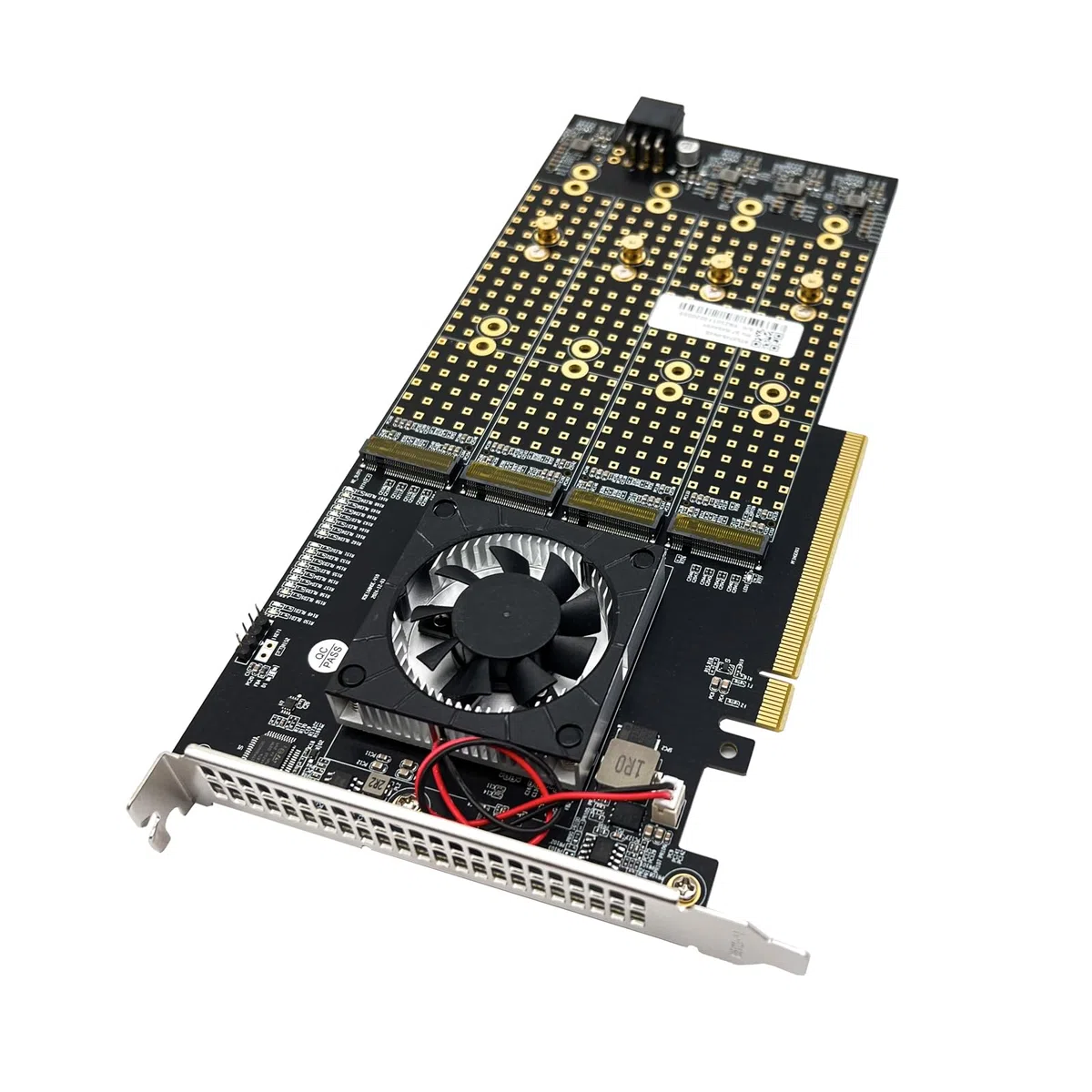 PCIe 3.0 X16 to 8x M.2 NVMe SSD Adapter, PEX8749 Controller with Bifurcation, Windows Server Linux VMware ESXi FreeBSD Ubuntu
