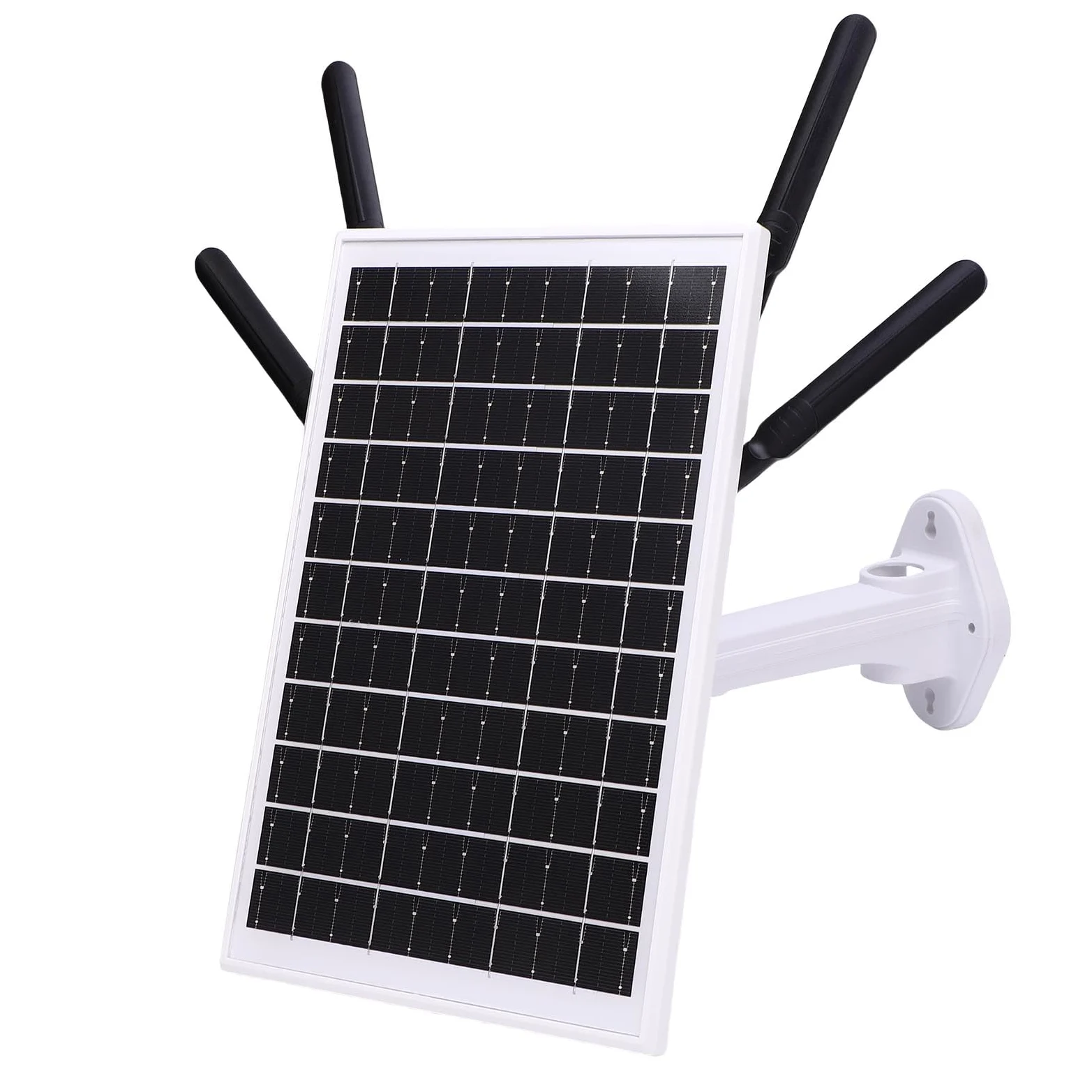 Solar-WLAN-Extender, 4G-LTE-Modem-Router mit 18.000-mAh-Akku und 12-W-Solarpanel für Outdoor-Camping, Wohnmobil-Reisen, Hausboot und Abgelegene Gebiete