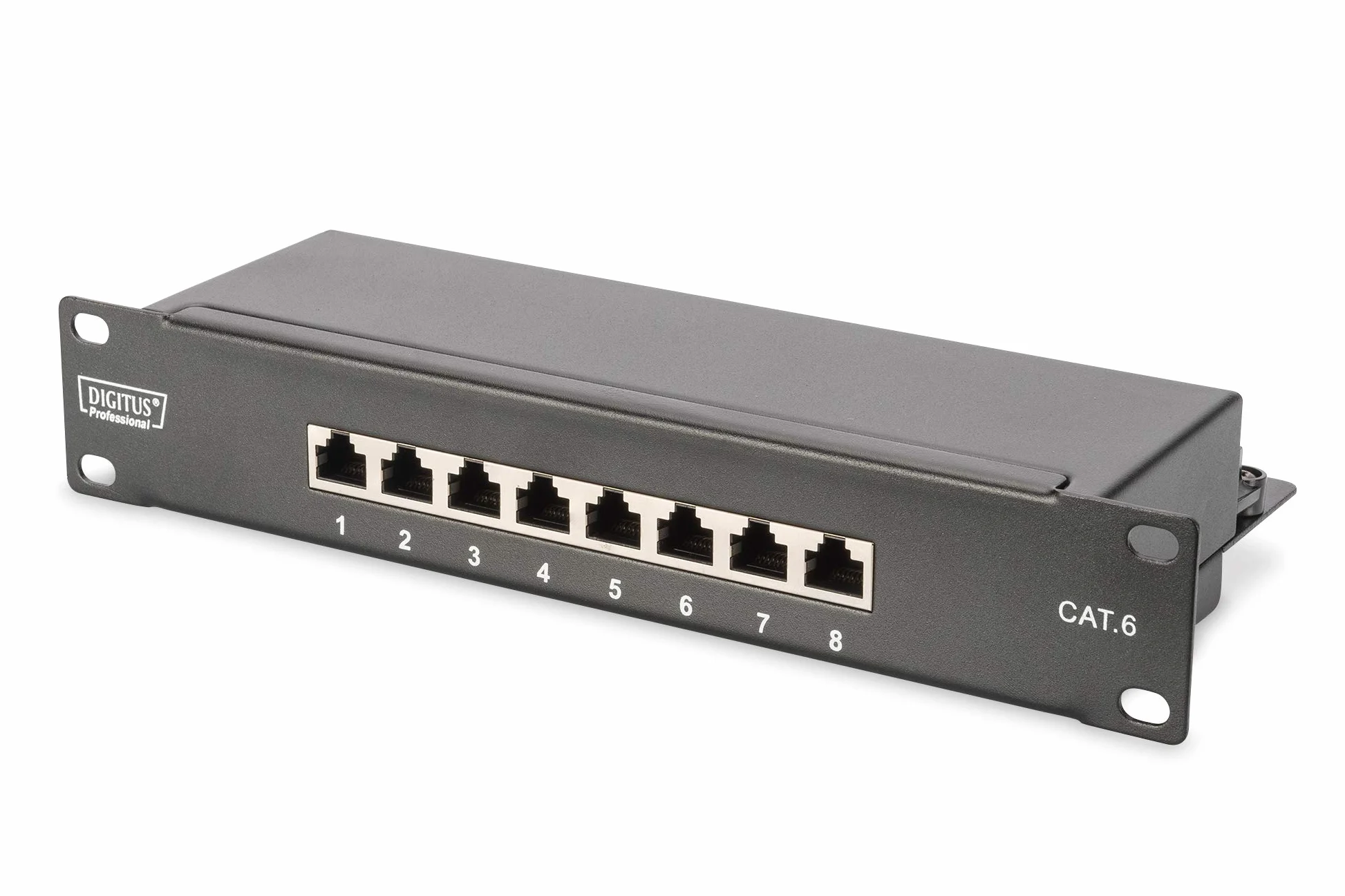 DIGITUS 10-Zoll Set - Netzwerk-Schrank 9HE Grau - Fachboden - Steckdosenleiste - 8-Port Patch-Panel - 8-Port Gigabit-Switch | Netzwerkschrank – Fachboden – Steckdosenleiste – 8-Port Patch-Panel – 8-Port Gigabit-Switch