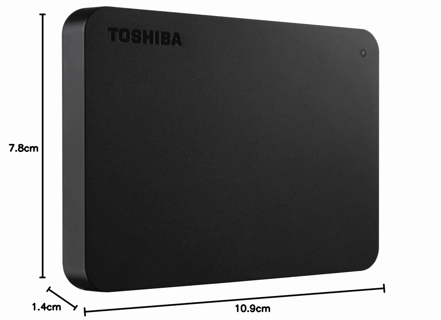 Toshiba 2TB Canvio Basics Portable External Hard Drive, USB 3.2. Gen 1, Black (HDTB420EK3AA)
