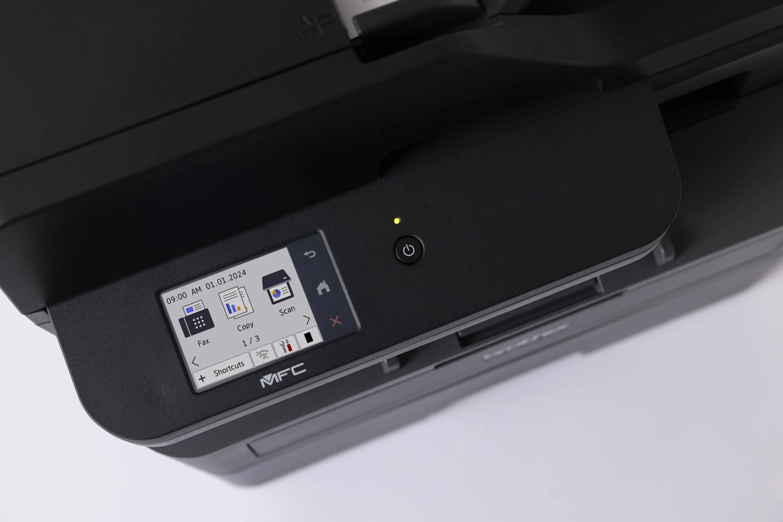 Brother MFC-L2860DW 4-in-1-Monolaser-Multifunktionsgerät | USB, WLAN und LAN | Automatischer Duplexdruck | 6,8 cm Touchscreen-Farbdisplay