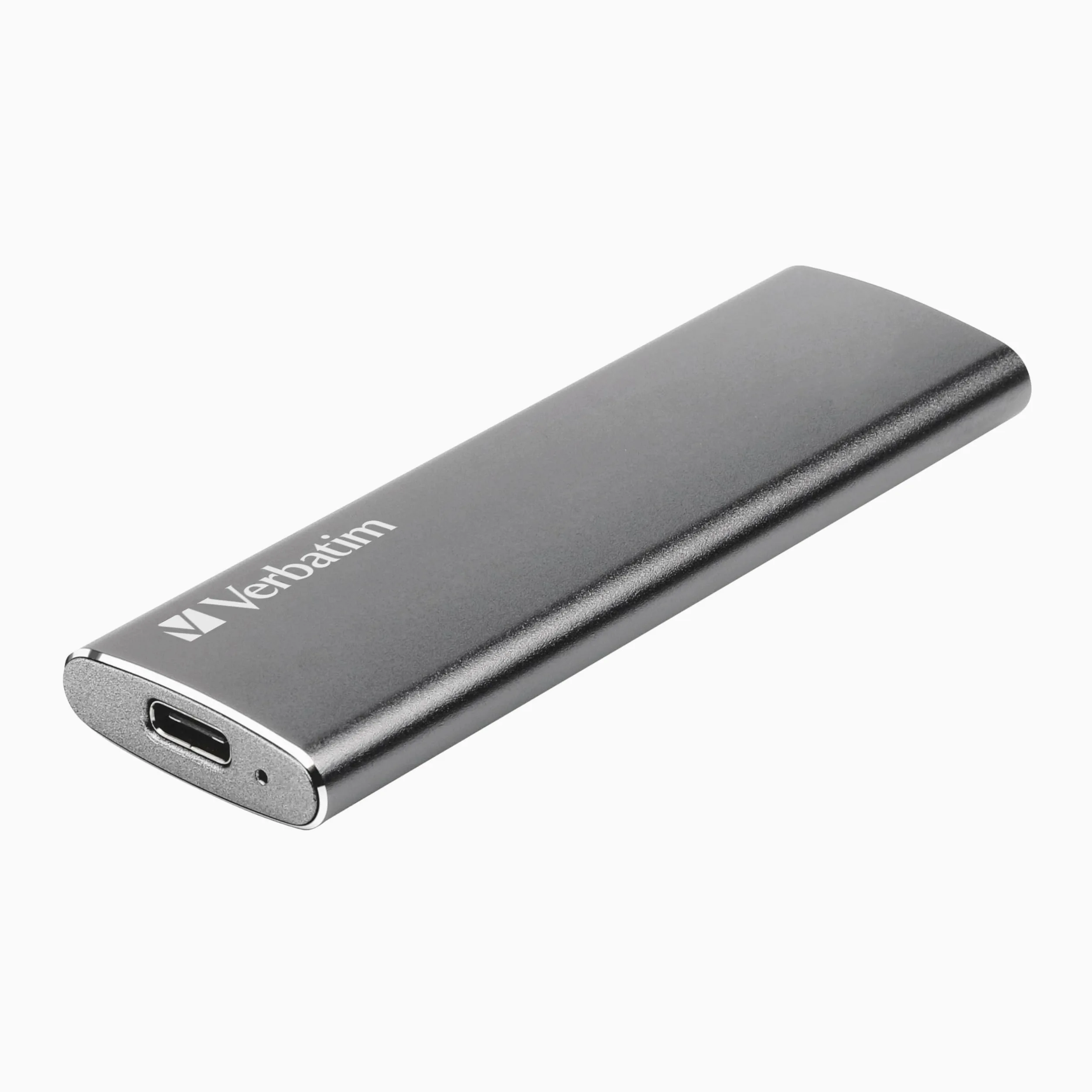 Verbatim Vx500, externe SSD-Festplatte, 480 GB, USB 3.1 Gen 2-Controller, 500 MB/s Lesegeschwindigkeit inkl. USB-C- und USB A-Kabel, Store n Go - spacegrau