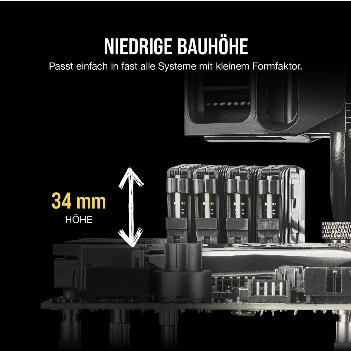 Corsair Vengeance LPX DDR4 RAM 32GB (2x16GB) Bis zu 3200MHz CL16 Intel XMP 2.0 Computerspeicher - Schwarz (CMK32GX4M2E3200C16)