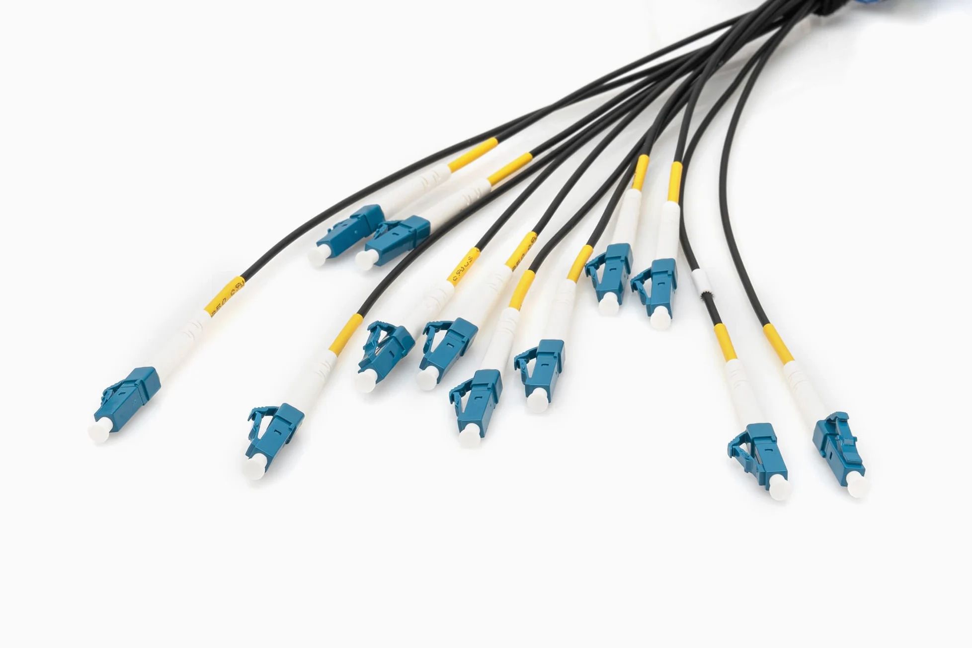 DIGITUS Breakout cable 12 Fibers SM G.657.A1 LC/UPC-LC/UPC universal color black