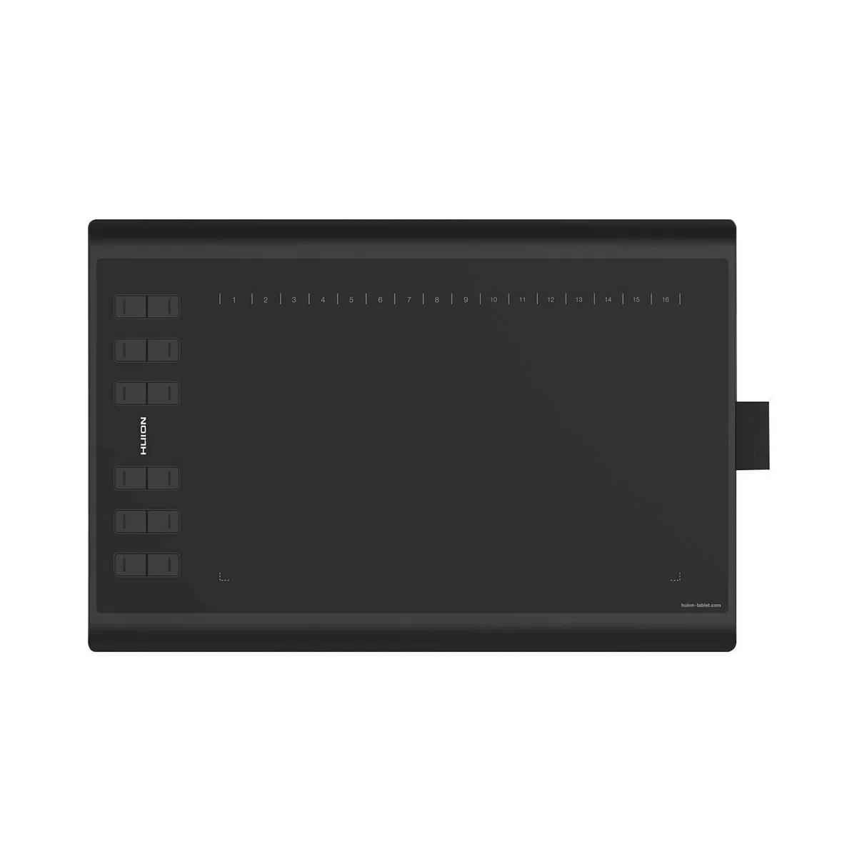 HUION Inspiroy H1060P Zeichentablett mit 8192 Druckempfindlichem, Batterielosem Stift und 12 Benutzerdefinierten Hot Keys, 10 x 6,25 Zoll Grafiktablett zum Zeichnen, Schreiben, Entwerfen, Unterrichten