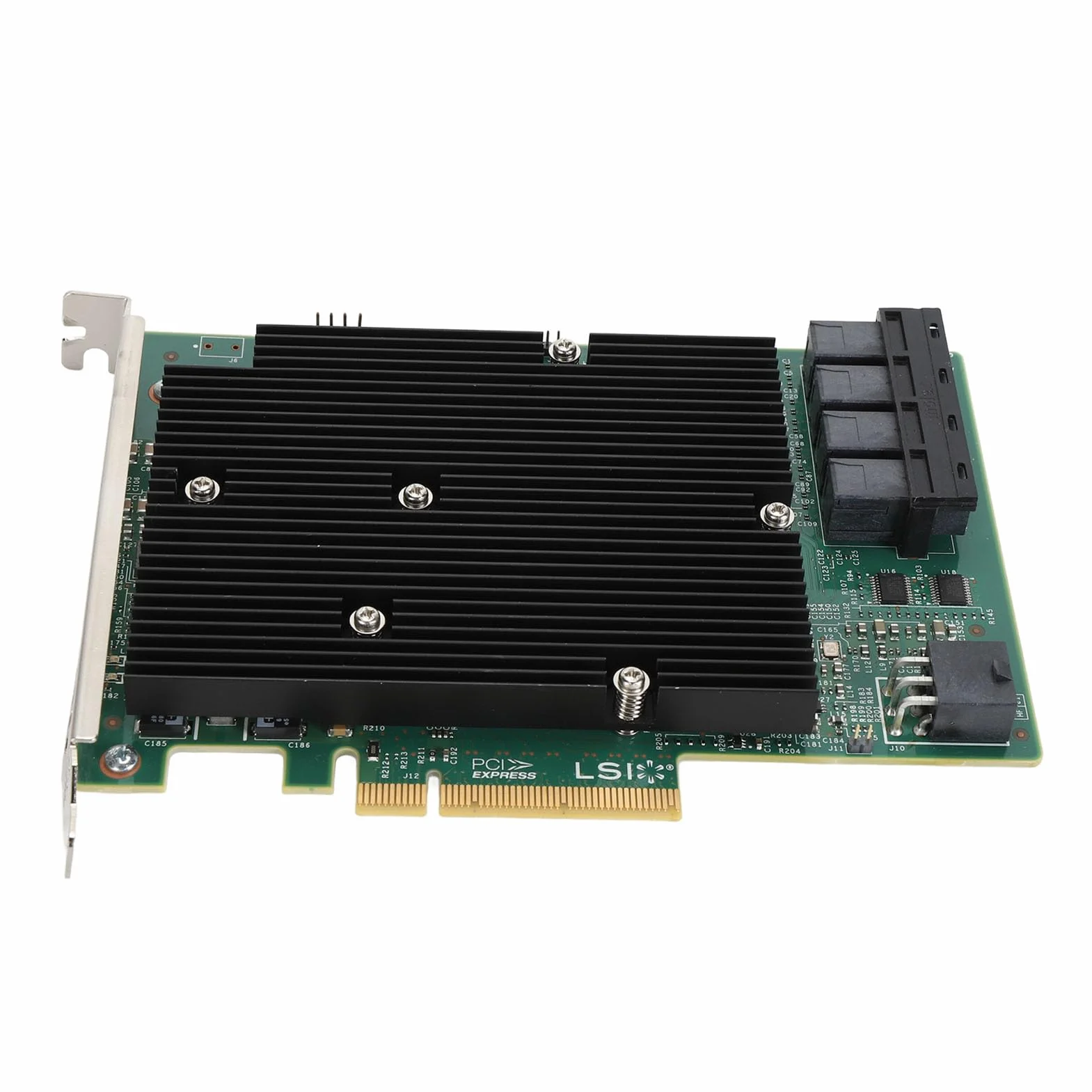 LSI SAS 9300-16I 16-Port-Controller-HBA-Karte mit PCIe-Steckplatz, 12 Gbit/s SAS, für, für Linux, für SUSE, für Red Hat, für VMware, für Freebsd