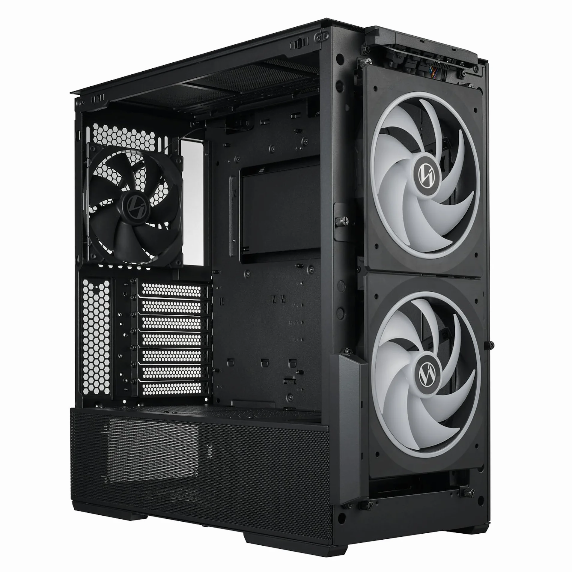 Lian Li LANCOOL 216 RGB, E-ATX-Gehäuse, Midi-Tower - schwarz