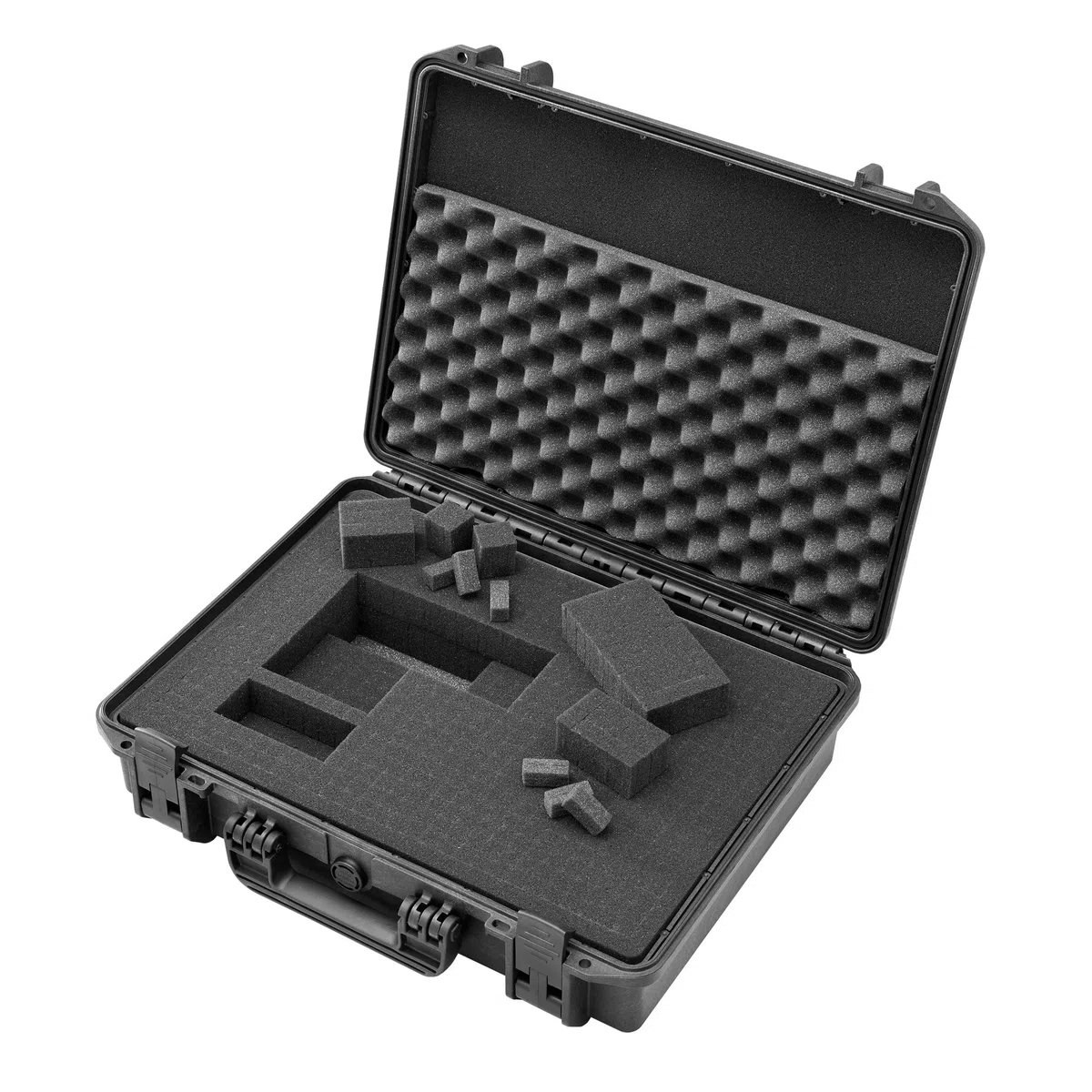 TOMcase Laptop Koffer 14-18 Zoll IP67 - Wasserdichter Hartschalenkoffer für Notebook, MacBook & Zubehör – Stoßfester Outdoor Transportkoffer mit Schaumstoffeinlage - Staubdicht - Made in Germany