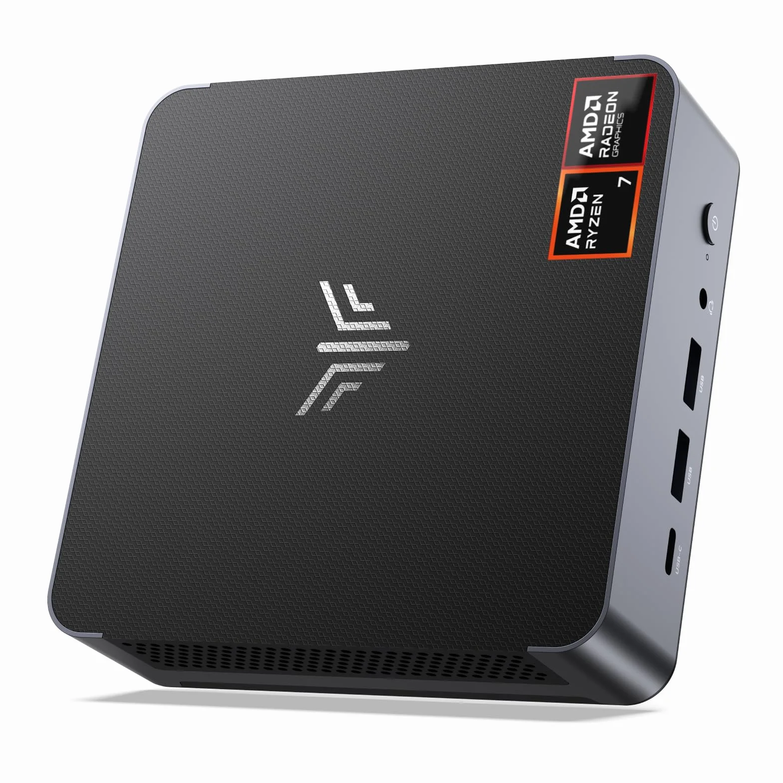 NiPoGi AM21 Mini PC 𝖶-11 Pro, АMD Ryzen 7 8745HS (8C/16T, bis zu 4,9 GHz), 16 GB DDR5 5600MHz 512 GB M.2 NVME SSD Mini Desktop Computer, АMD Radeon 780M, 4K Quad-Screen-Display, 2X HDMI, DP, WiFi 6.