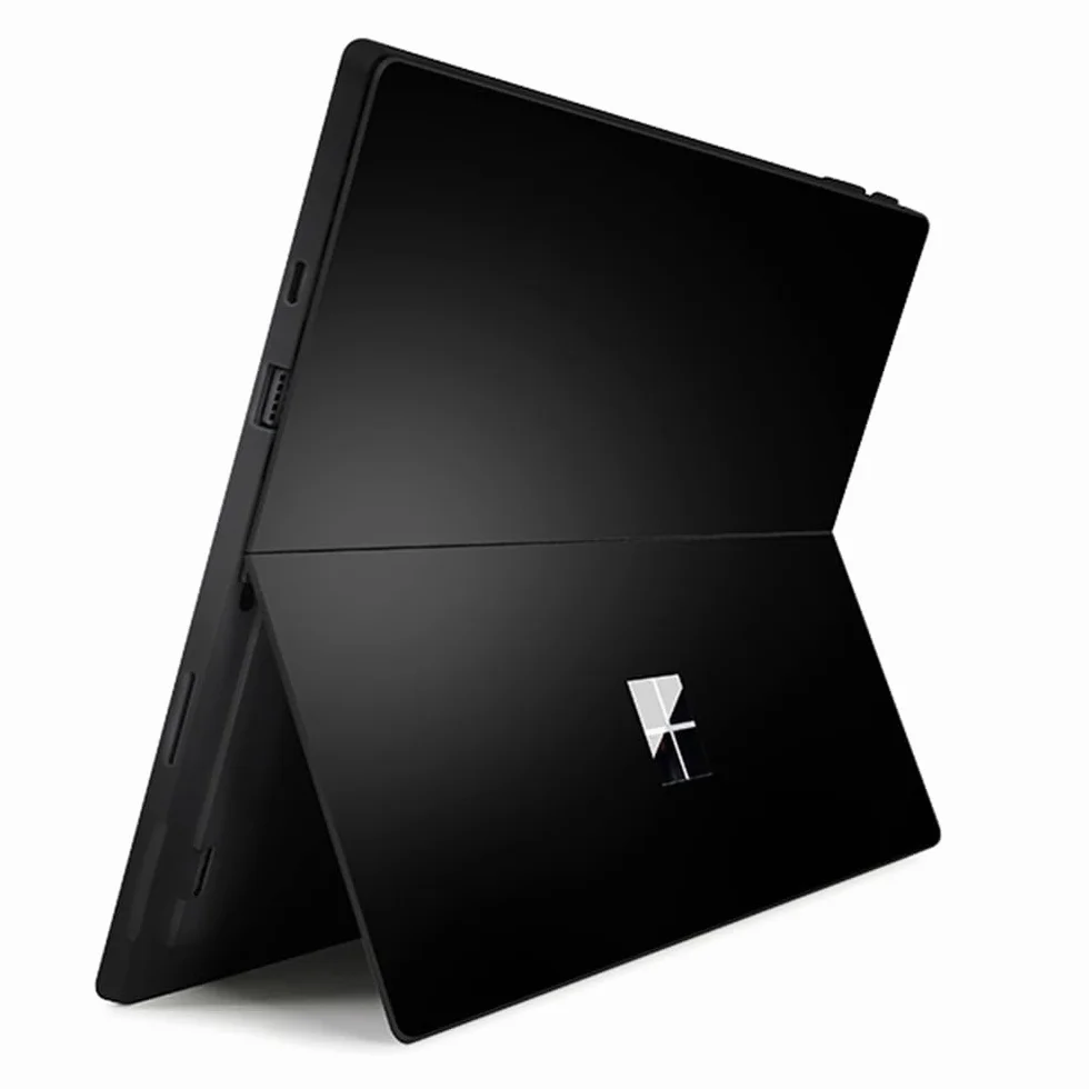 Microsoft Surface Pro 7 Skin Sticker Aufkleber Designfolie kompatibel mit Microsoft Surface Pro 7(schwarz)