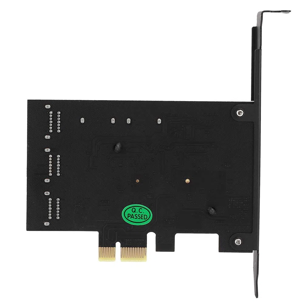 VBESTLIFE PCI-E zu SATA 3.0-Karte, PCI-E zu SATA3.0-Controller-Erweiterungskarte 8-Port-SATA3.0-Schnittstellenerweiterungskarte Kompatibel mit SATA6G-, 3G- und 1.5G-Festplatten