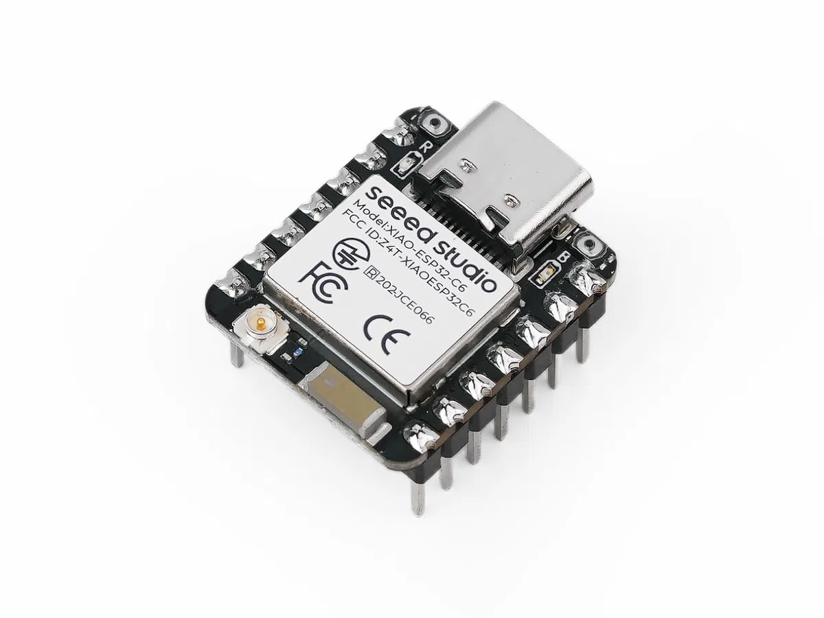 Seeed Studio XIAO ESP32C6 (vorverlötet): Wi-Fi 6, Bluetooth 5, Thread, Zigbee, 160 MHz RISC-V Prozessor, Linux, LPDDR RAM