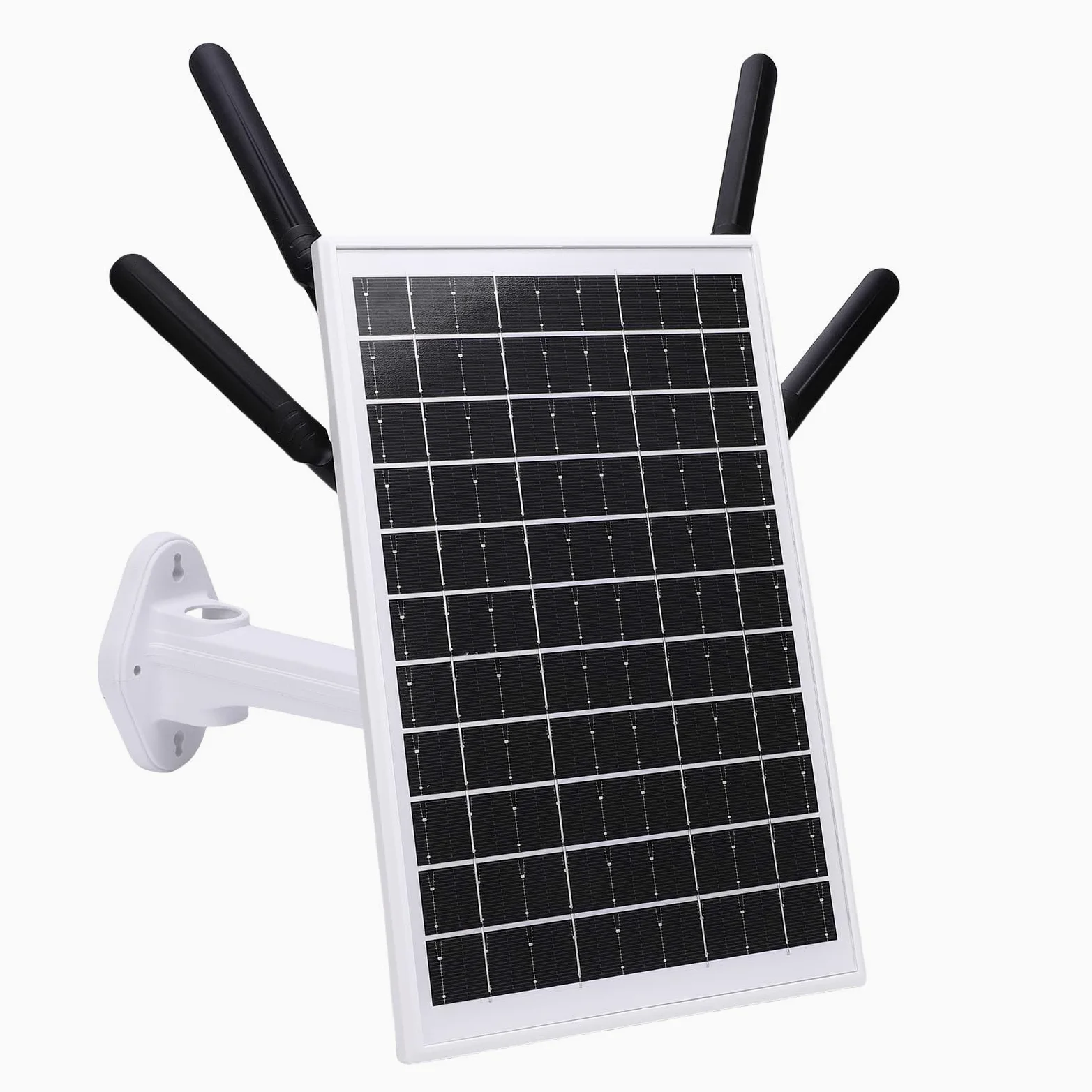 Solar-WLAN-Extender, 4G-LTE-Modem-Router mit 18.000-mAh-Akku und 12-W-Solarpanel für Outdoor-Camping, Wohnmobil-Reisen, Hausboot und Abgelegene Gebiete