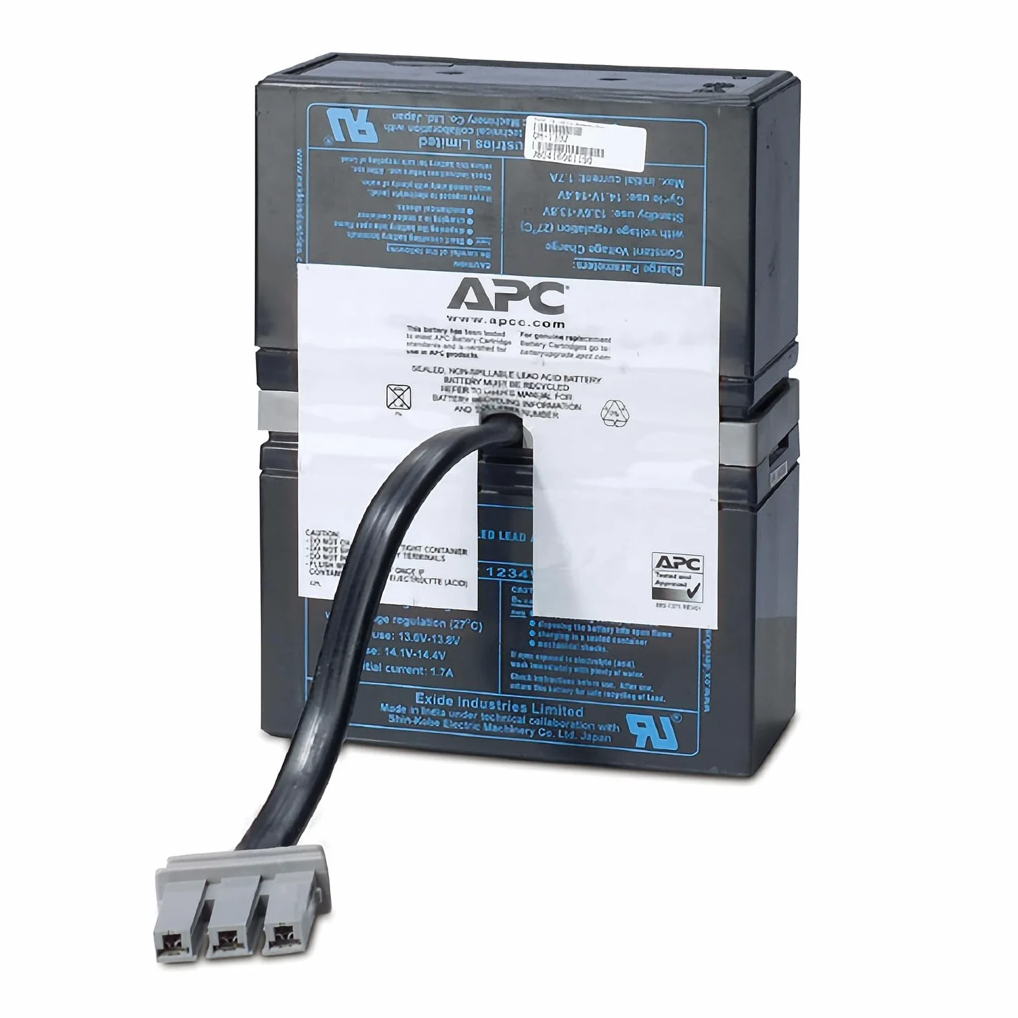 APC by Schneider Electric RBC33 - Ersatzbatterie für Unterbrechungsfreie Notstromversorgung (USV) von APC by Schneider Electric - passend für Modell SC1000I, unbekannt, 149 x 64 x 197 mm