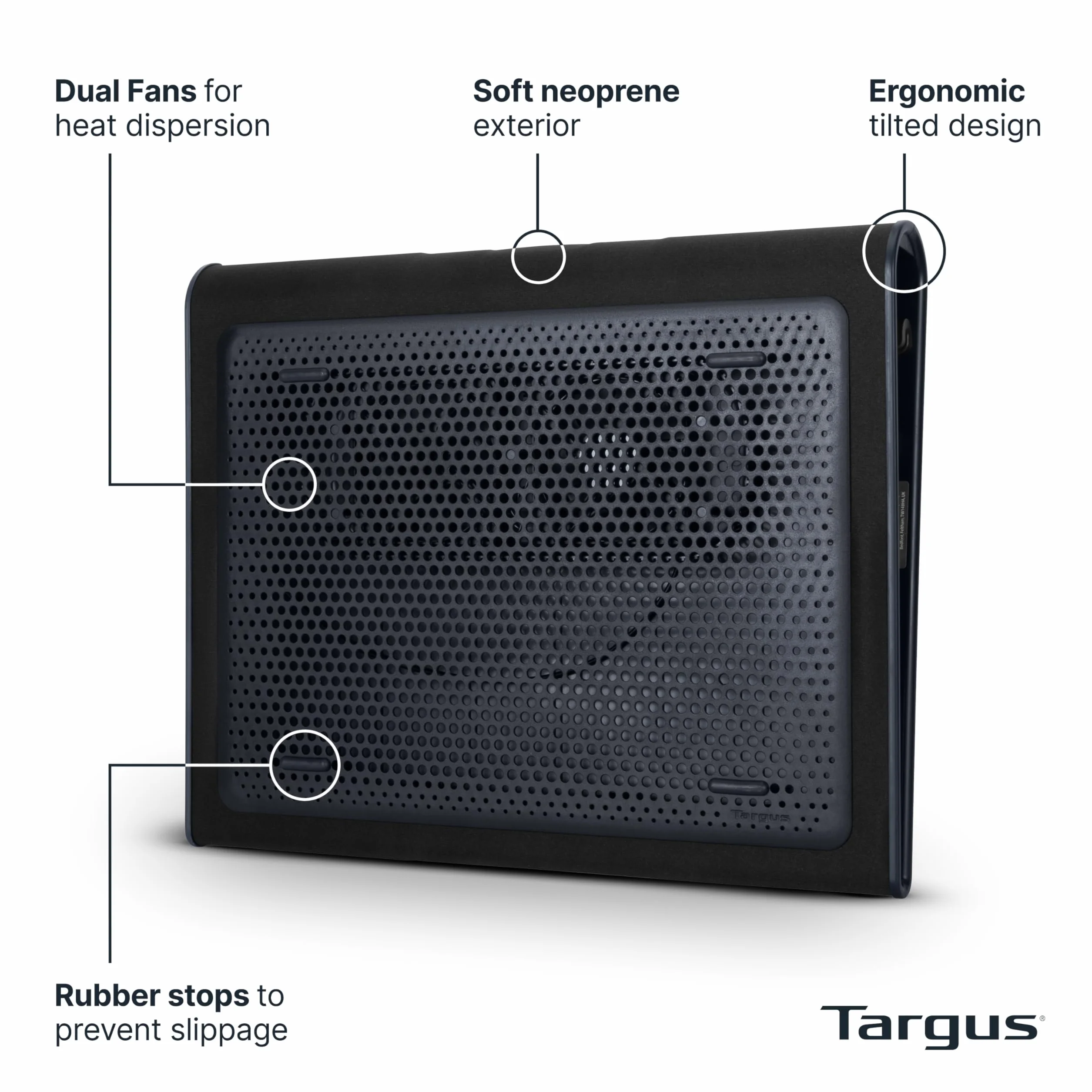 Targus AWE55GL Laptop Kühler Cooling Pad/Lap Chill Mat 15-17"