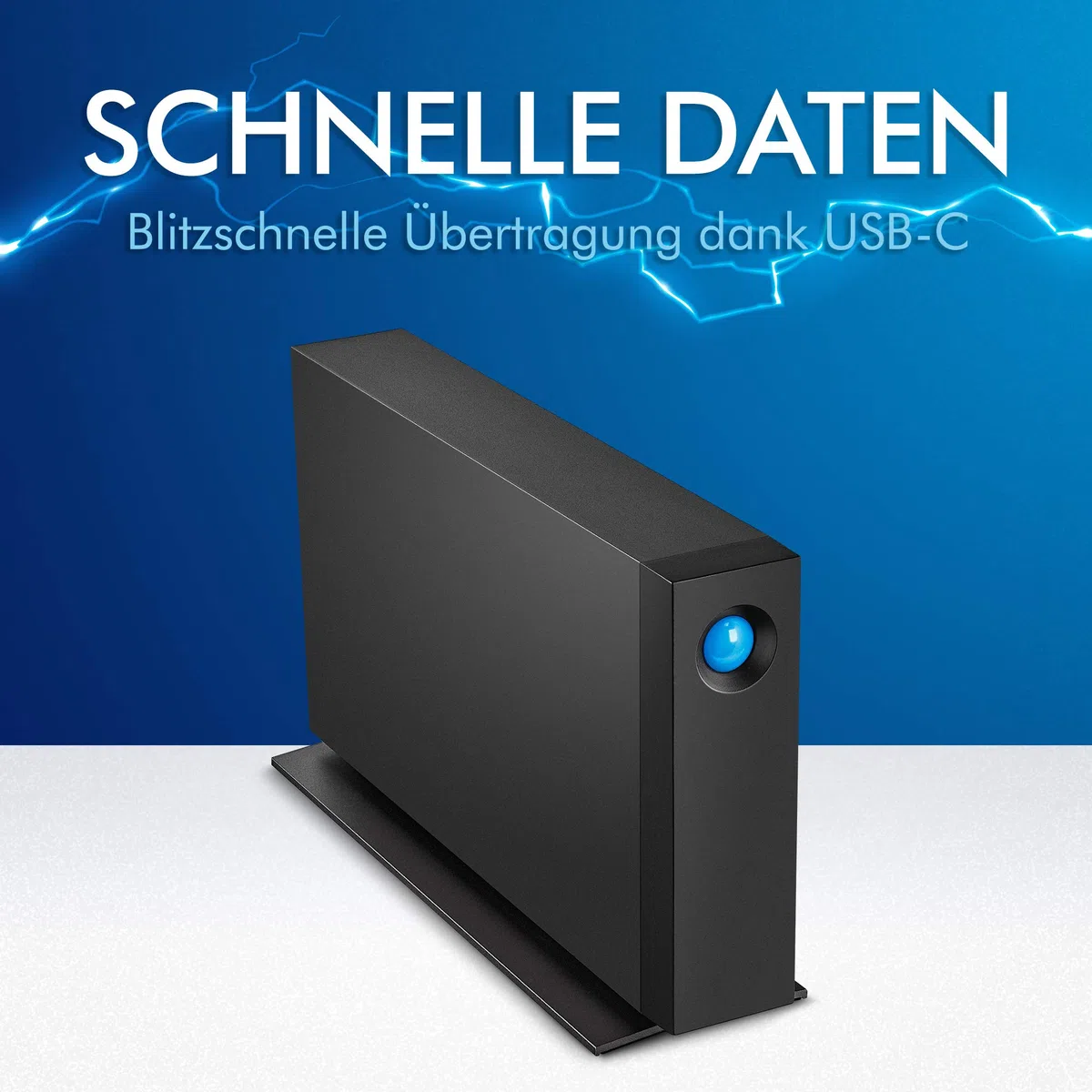 LaCie d2 Professional 10TB, Externe Festplatte, 3.5 Zoll, PC & Mac, schwarz, inkl. Data Rescue Service (STHA10000800)