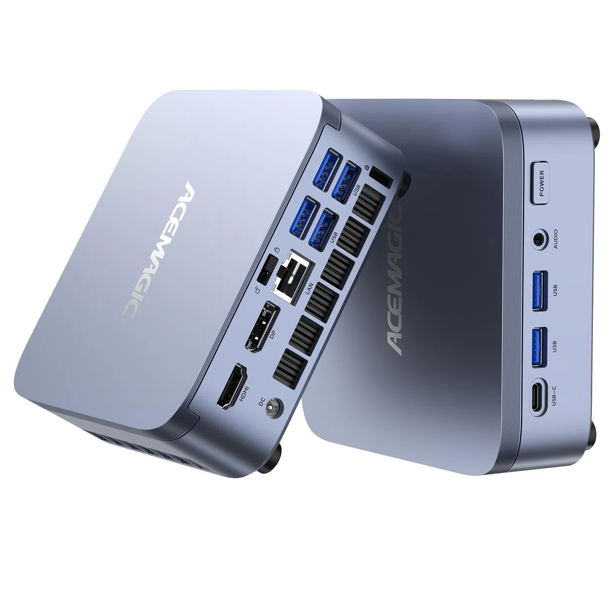ACEMAGIC Matrix M5 Mini PC, Intel Core i9-14900HX (16C/24T), 32GB DDR4 1TB PCIe 4.0 SSD Win11 Pro Mini Computer, Intel UHD Graphics 14th, Triple 4K Display/WiFi 6 Für Gaming,3D-Rendering