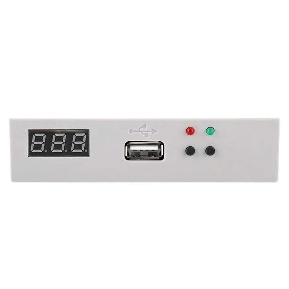 Diskettenlaufwerk-Emulator, FDD-UDD U144K Diskettenlaufwerk 1,44 MB USB-SSD-Emulator für Industriecontroller (SCHWARZ)