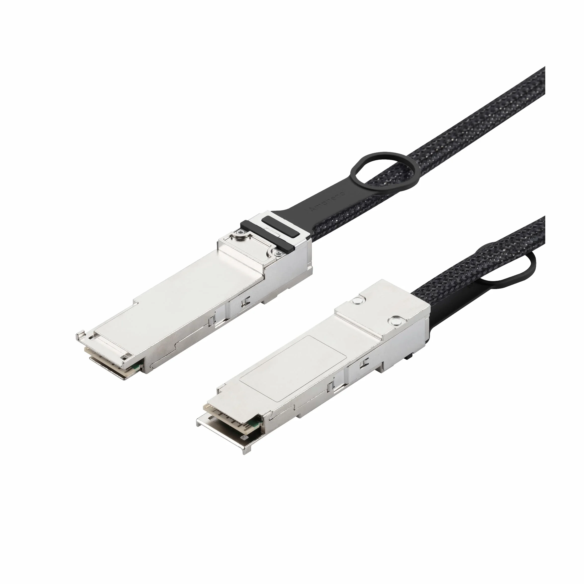 ASUS Ascent GX10 0,4 m (1,3 ft) 400G QSFP112 DAC-Kabel – Stapeln Sie zwei GX10-Einheiten für größere AI-Modelle, Kupfer-SAS/Glasfaserkabel, bis zu 400 G Bandbreite (112 GB pro Lane), DGX Spark
