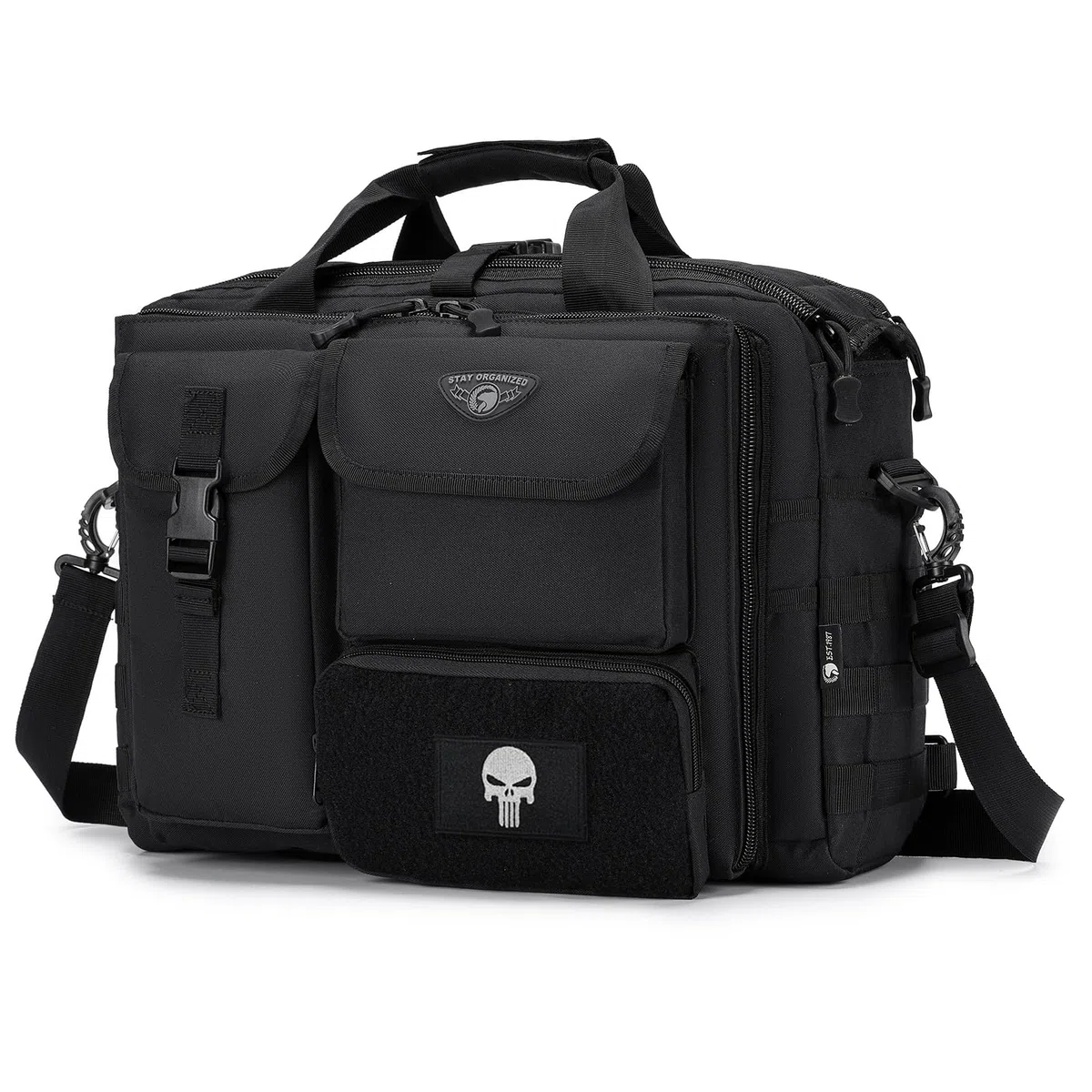 BAGZY Arbeitstasche Herren Multifunktional Taktische Tasche Range Bag Laptoptasche 14/15,6/17 Zoll Aktentasche Pilotentasche Bundeswehr Einsatztasche Combat Tasche Männerhandtasche Feuerwehrtasche
