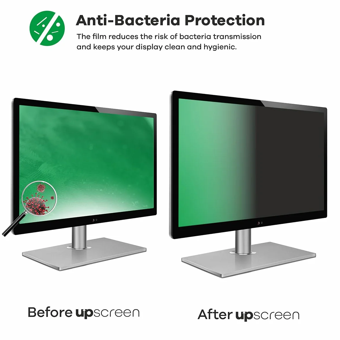 upscreen Blickschutzfilter für Iiyama ProLite XUB2595WSU Privacy Filter Blickschutzfolie Sichtschutz-Folie [Blaulichtfilter, Anti-Reflex]