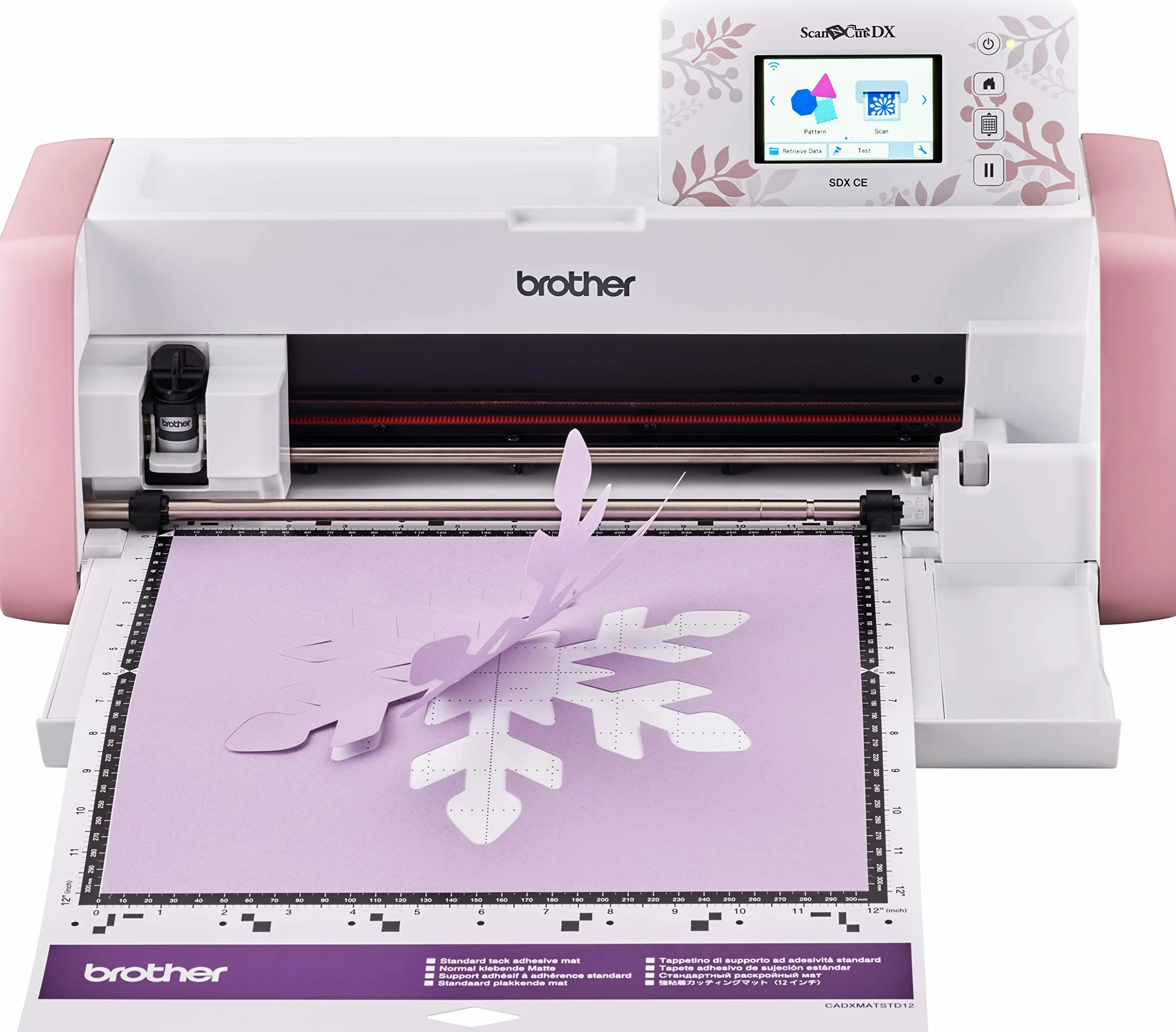 Brother Scan N Cut SDXCE (Limitierte Edition) Stanzmaschine, ScanNCut Wireless mit integriertem Scanner, 3 mm, Kreativbedarf, Scrapbooking, Patchwork, Nähen