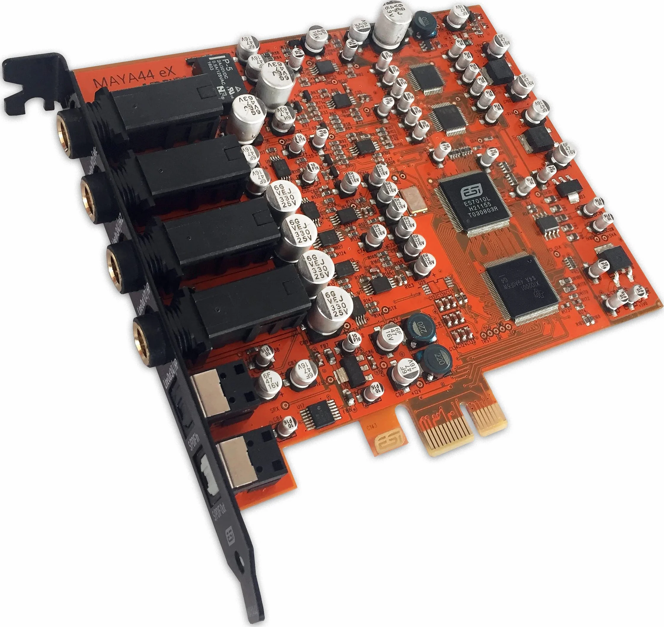 ESI MAYA44 eX | 24-bit/96kHz PCIe-Audiokarte mit 4 Ein-/Ausgängen