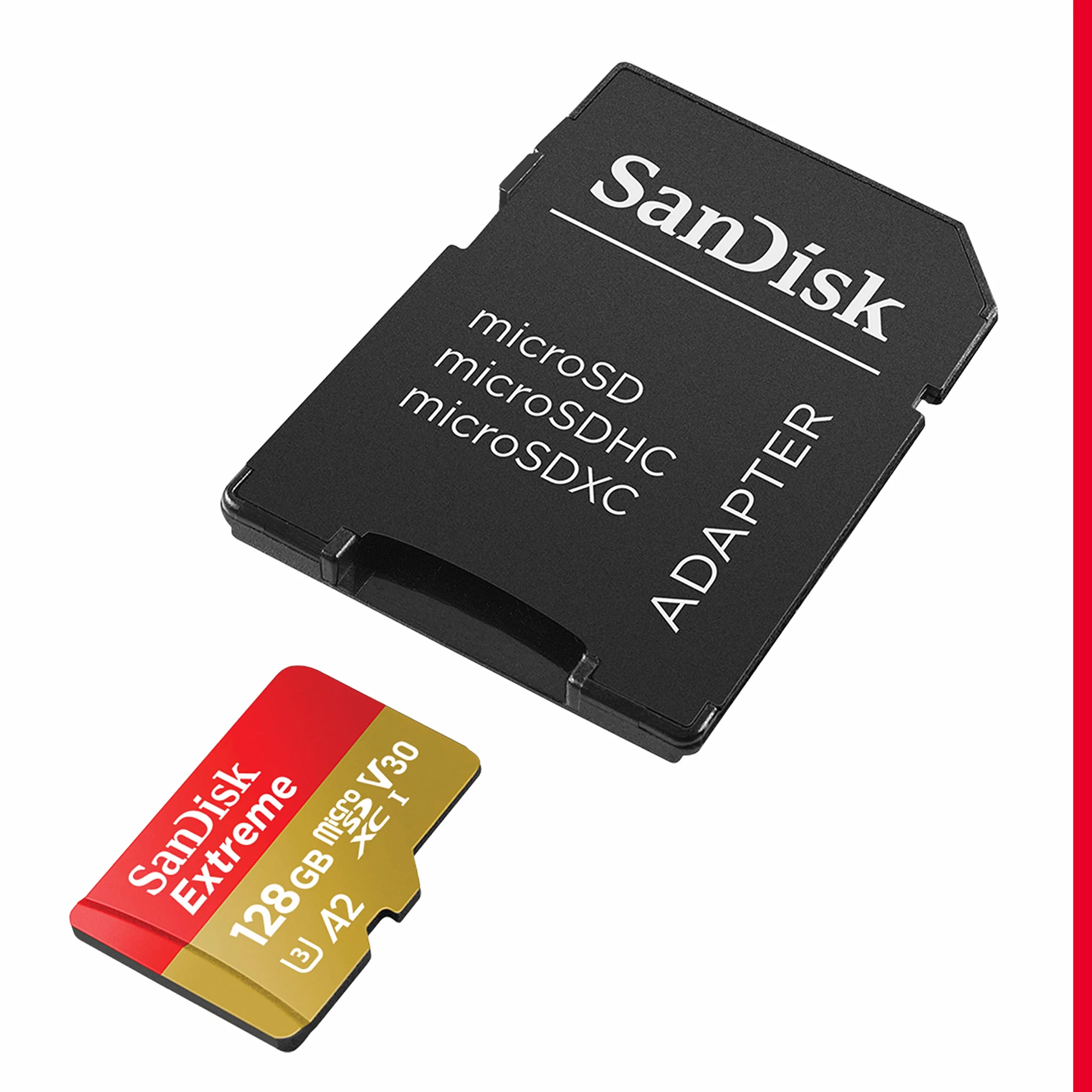 Zoom F3 Multi-Track Field Recorder & SanDisk Extreme microSDXC UHS-I Speicherkarte 128 GB + Adapter
