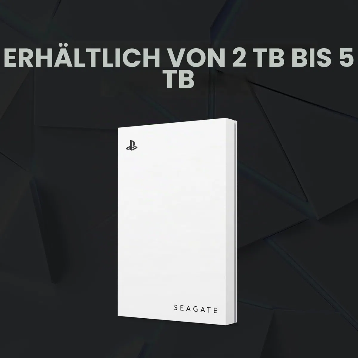 Seagate Game Drive STLV2000101 Externe Festplatte für PS5, 2 TB, USB 3.0, offizielles Lizenzprodukt, Blaue LED