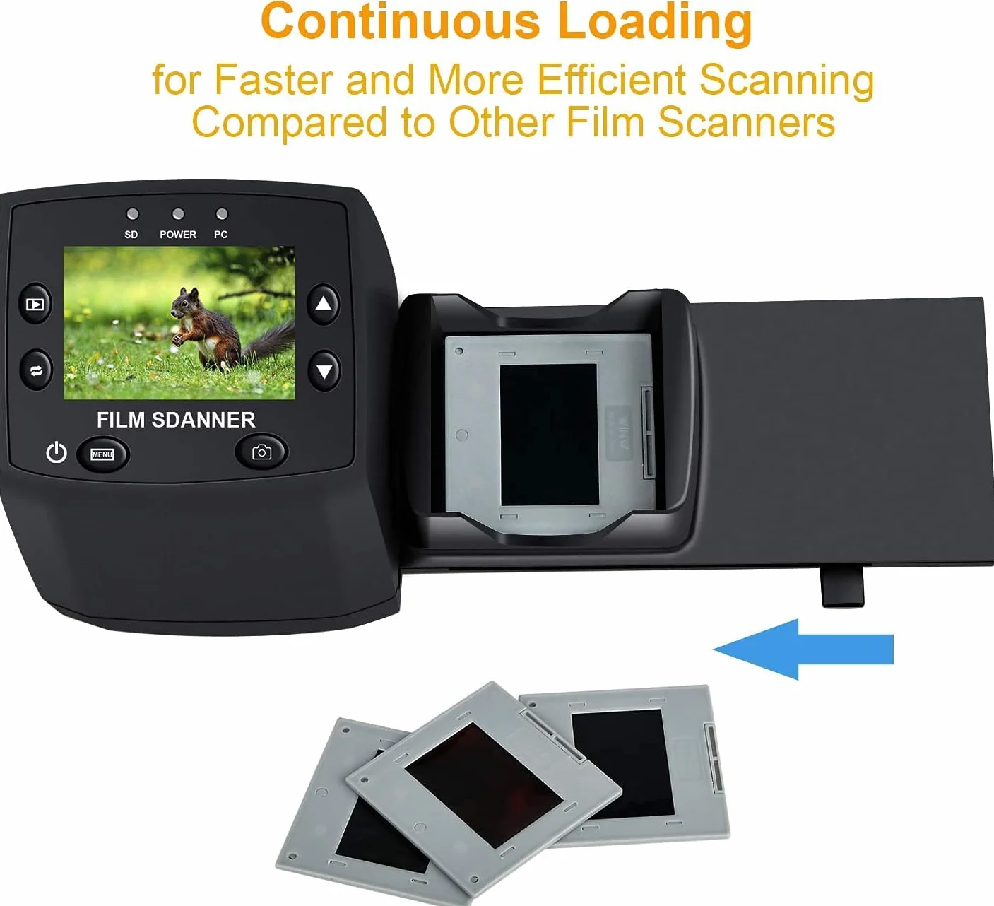 DIGITNOW! Filmscanner 35mm 135 Negative Dia Digital JPEG 1800 DPI kein Computer erforderlich