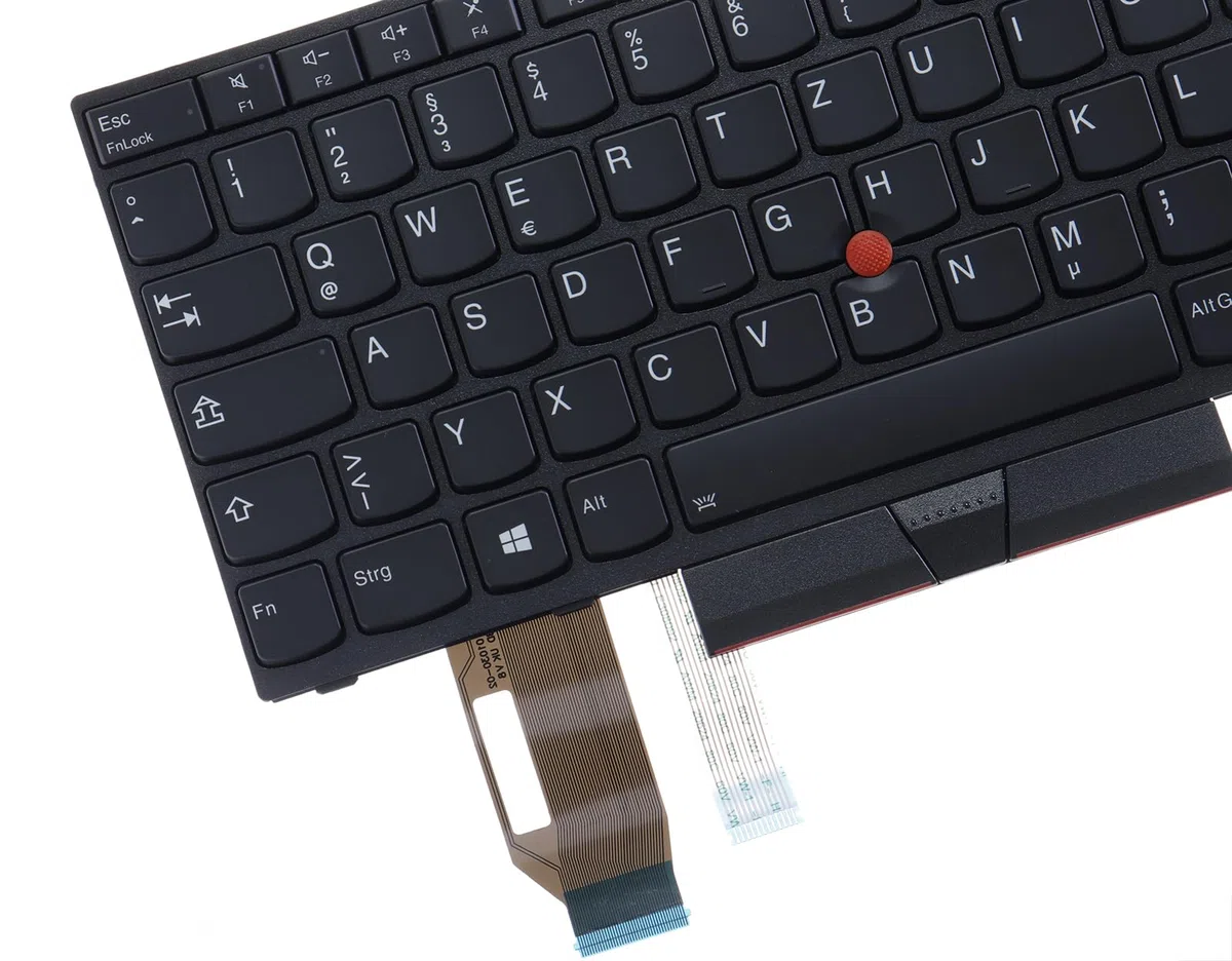 LeFix Orig. Deutsch Tastatur mit Backlight für Lenovo Thinkpad E580 E585 E590 E595|T590 |L580 L590 |P52 P53 P53s,P72 P73|Schwarz
