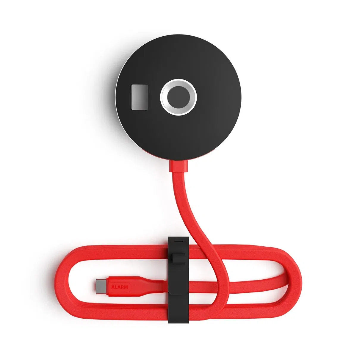 AlarmID | Alarmiertes Sicherheitsschloss für Laptops, Handys, USB-C-Geräte, Gepäck | Manipulationsalarm | 2 m Kabel | geeignet für Business, Büro und Zuhause