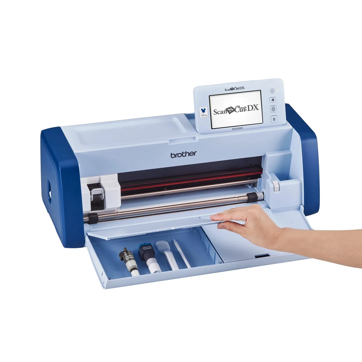 Brother ScanNCut DX SDX2250D, Disney-Schneide- und Plottermaschine, Scanner 600 DPI, 1485 integrierte Motive, WLAN-Konnektivität