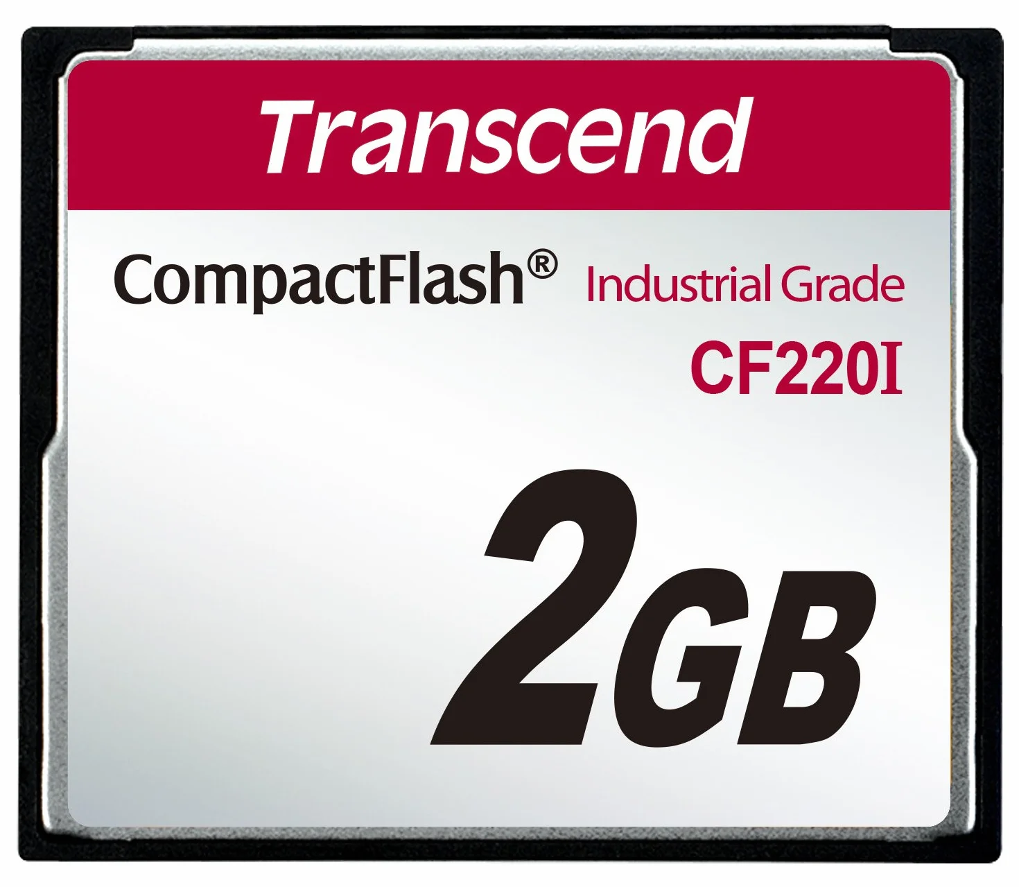 Transcend CFCard 2GB Industrial UDMA5, TS2GCF220I, schwarz