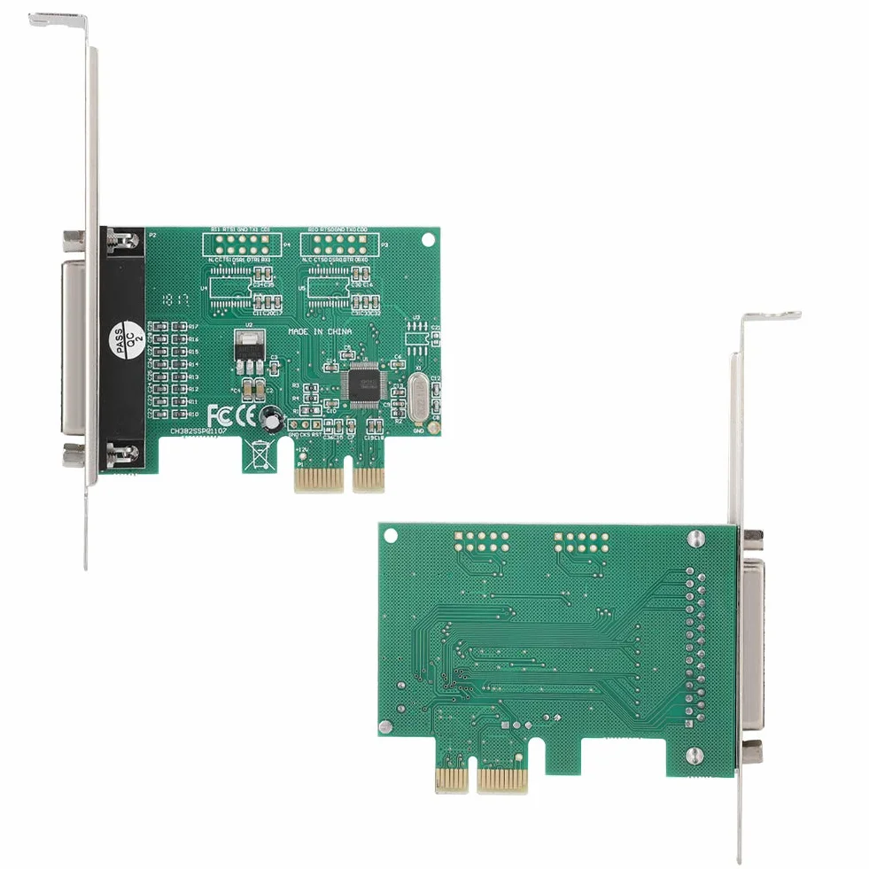 Paralleler PCI-Adapter, PC-Express1.0a Standard-DBT-LPT-Drucker mit parallelem Anschluss und PCI-E-Konverter für 98SE / ME / 2000 / XP/Vista/ 7/8 / 10