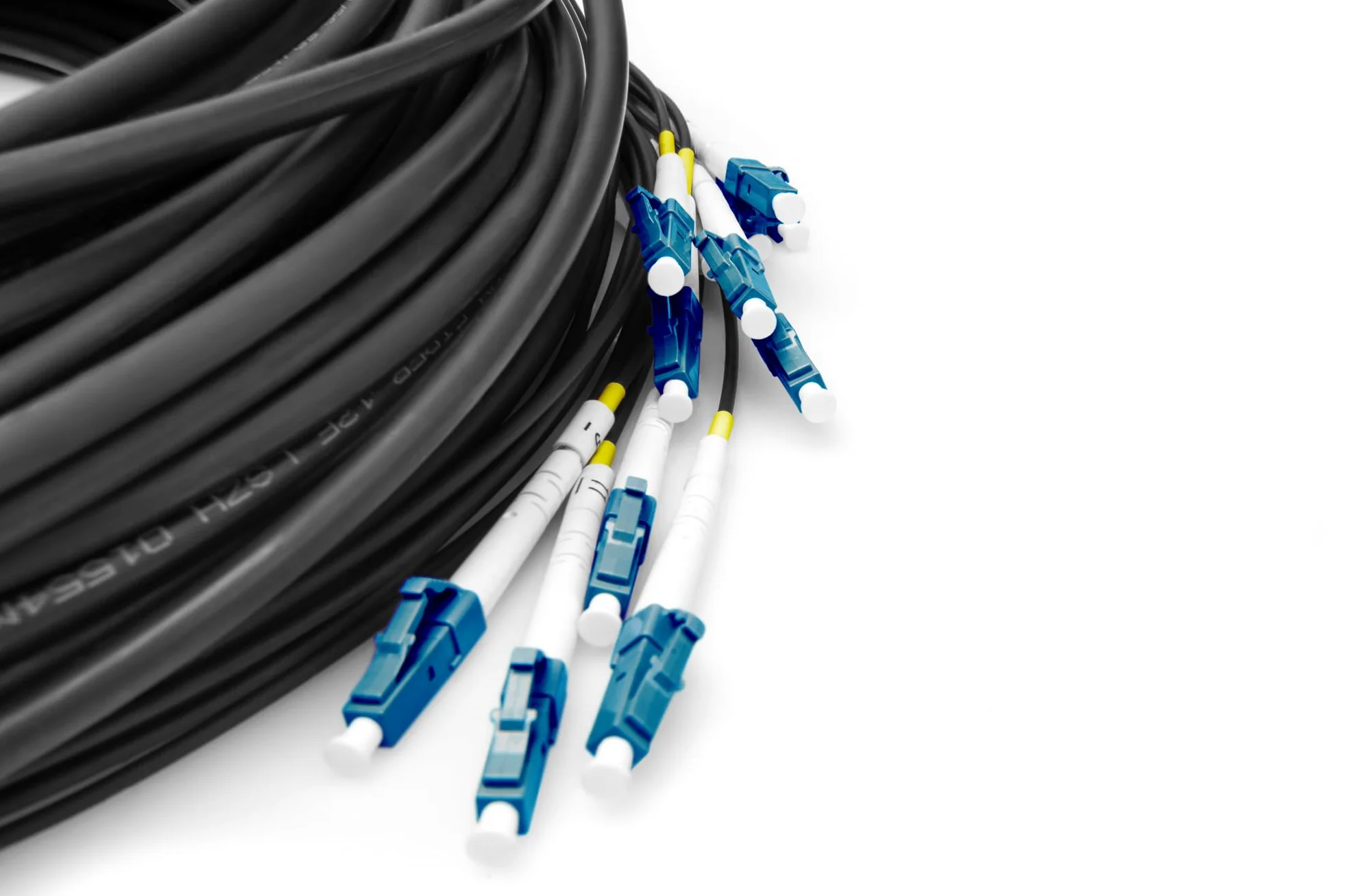 DIGITUS Breakout cable 12 Fibers SM G.657.A1 LC/UPC-LC/UPC universal color black