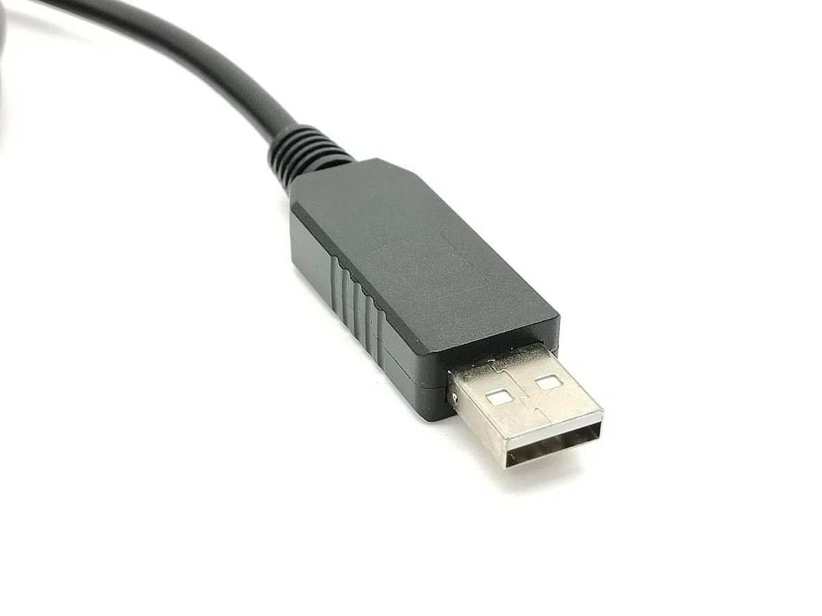 FT232RL USB-auf-USB-Nullmodem-Kabel, 2,5 m, serieller Adapter mit Full-Speed-3M-Baud-Unterstützung für Geräteprogrammierung und Debugging